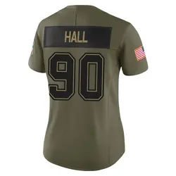 Nike Logan Hall Tampa Bay Buccaneers Limited Olive 2025 Salute to Service Jersey - Women's