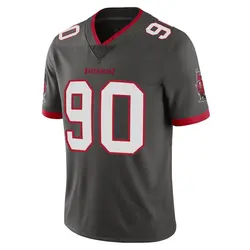 Nike Logan Hall Tampa Bay Buccaneers Limited Pewter Alternate Vapor Jersey - Youth