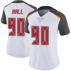 Nike Logan Hall Tampa Bay Buccaneers Limited White Vapor Untouchable Jersey - Women's