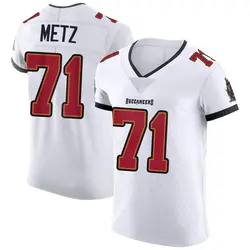 Nike Lorenz Metz Tampa Bay Buccaneers Elite White Vapor Jersey - Men's