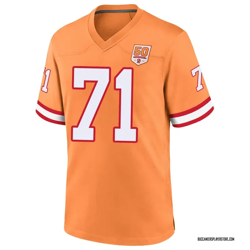 Nike Lorenz Metz Tampa Bay Buccaneers Game Cream sicle 50th Season Jersey - Men's