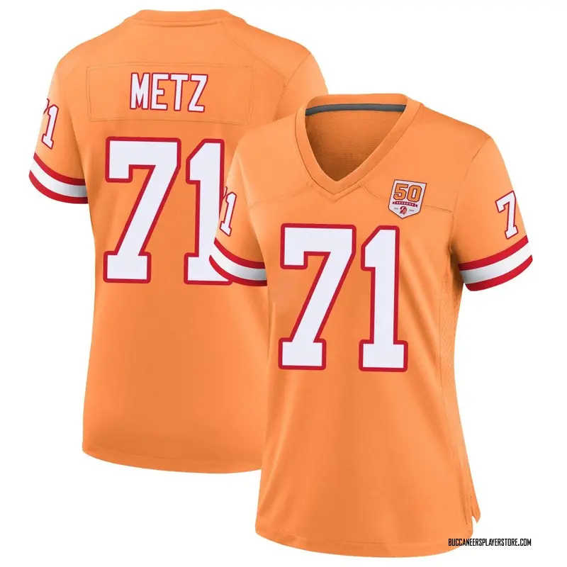 Nike Lorenz Metz Tampa Bay Buccaneers Game Cream sicle 50th Season Jersey - Women's