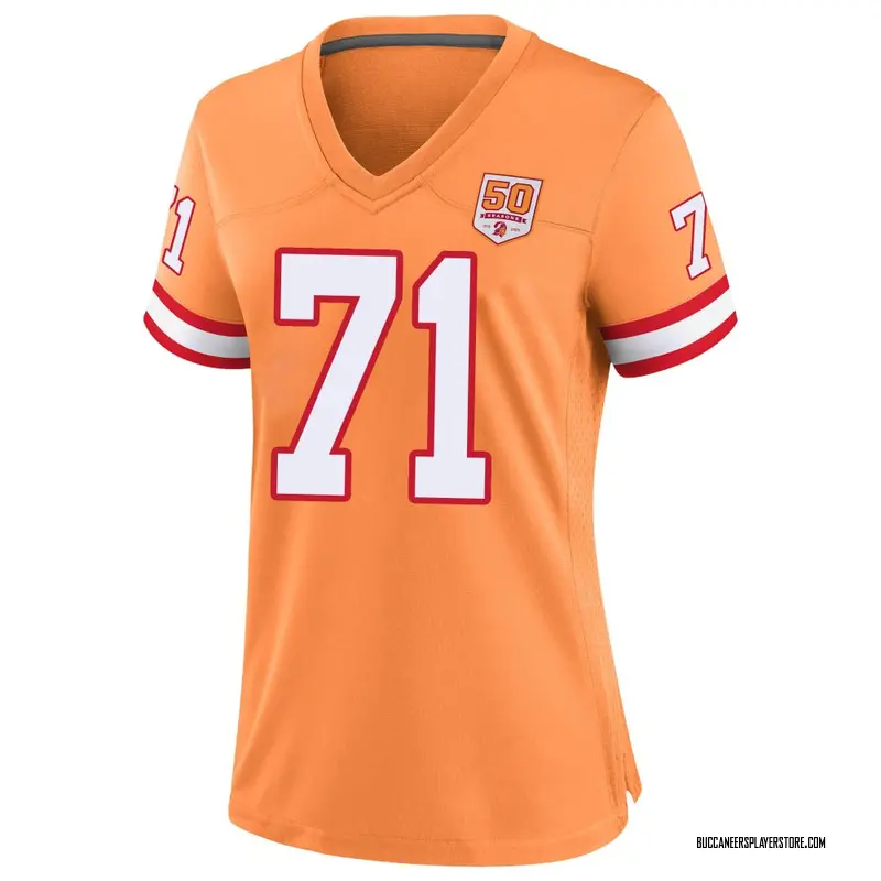 Nike Lorenz Metz Tampa Bay Buccaneers Game Cream sicle 50th Season Jersey - Women's