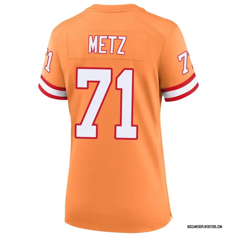Nike Lorenz Metz Tampa Bay Buccaneers Game Cream sicle 50th Season Jersey - Women's
