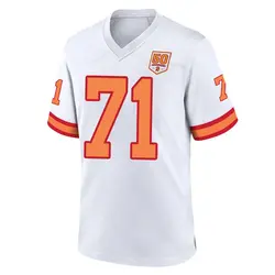 Nike Lorenz Metz Tampa Bay Buccaneers Game White '76 50th Season Jersey - Men's