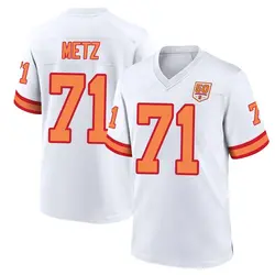 Nike Lorenz Metz Tampa Bay Buccaneers Game White '76 50th Season Jersey - Youth
