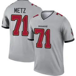 Nike Lorenz Metz Tampa Bay Buccaneers Legend Gray Inverted Jersey - Youth