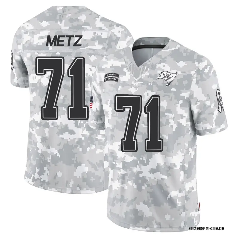 Nike Lorenz Metz Tampa Bay Buccaneers Limited Arctic Camo 2024 Salute to Service Jersey - Men's