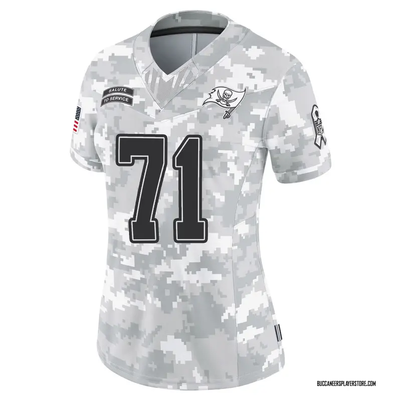 Nike Lorenz Metz Tampa Bay Buccaneers Limited Arctic Camo 2024 Salute to Service Jersey - Women's