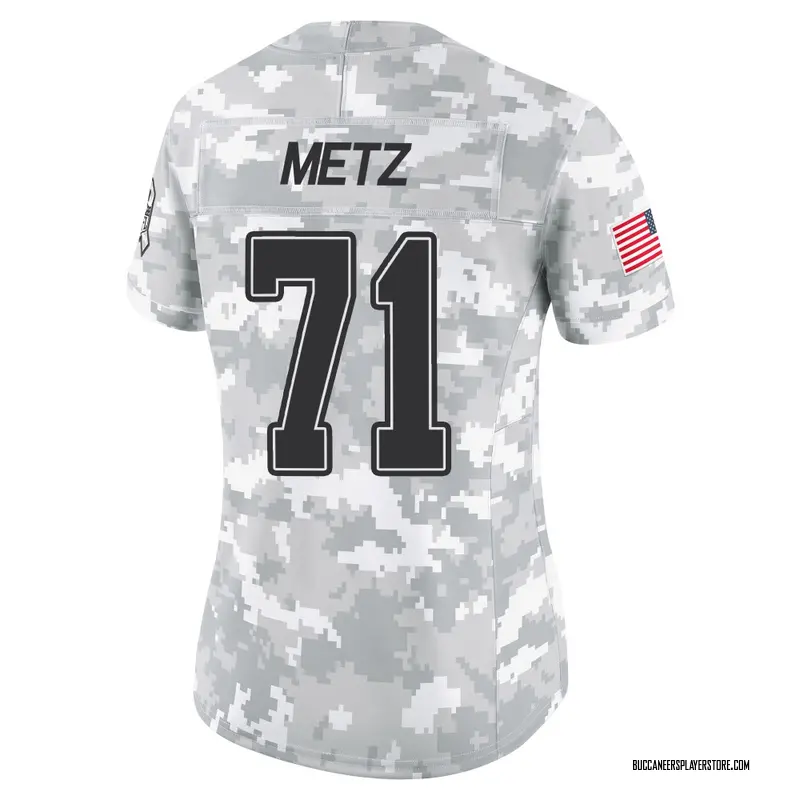 Nike Lorenz Metz Tampa Bay Buccaneers Limited Arctic Camo 2024 Salute to Service Jersey - Women's