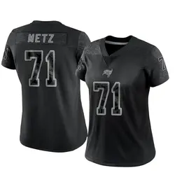 Nike Lorenz Metz Tampa Bay Buccaneers Limited Black Reflective Jersey - Women's