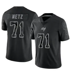 Nike Lorenz Metz Tampa Bay Buccaneers Limited Black Reflective Jersey - Youth