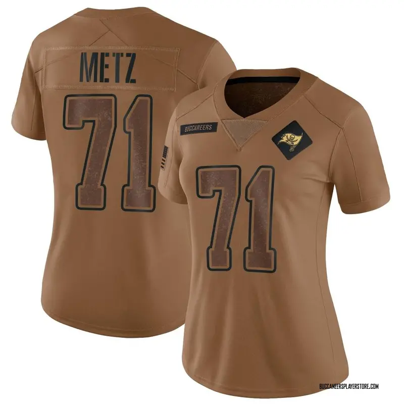 Nike Lorenz Metz Tampa Bay Buccaneers Limited Brown 2023 Salute To Service Jersey - Women's