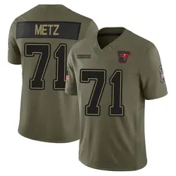 Nike Lorenz Metz Tampa Bay Buccaneers Limited Olive 2025 Salute to Service Jersey - Men's