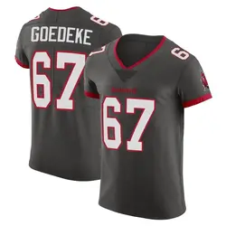 Nike Luke Goedeke Tampa Bay Buccaneers Elite Pewter Alternate Vapor Jersey - Men's
