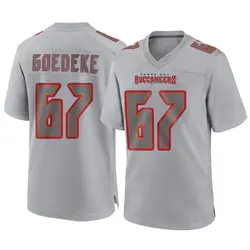 Nike Luke Goedeke Tampa Bay Buccaneers Game Gray Atmosphere Fashion Jersey - Men's
