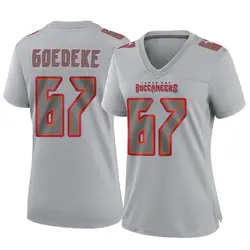 Nike Luke Goedeke Tampa Bay Buccaneers Game Gray Atmosphere Fashion Jersey - Women's