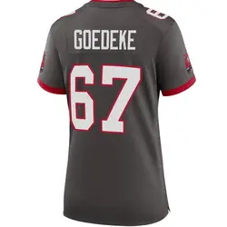 Nike Luke Goedeke Tampa Bay Buccaneers Game Pewter Alternate Jersey - Women's