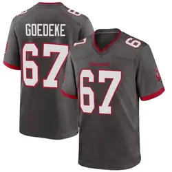 Nike Luke Goedeke Tampa Bay Buccaneers Game Pewter Alternate Jersey - Youth