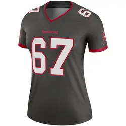 Nike Luke Goedeke Tampa Bay Buccaneers Legend Pewter Alternate Jersey - Women's