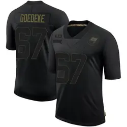 Nike Luke Goedeke Tampa Bay Buccaneers Limited Black 2020 Salute To Service Jersey - Men's