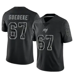 Nike Luke Goedeke Tampa Bay Buccaneers Limited Black Reflective Jersey - Men's