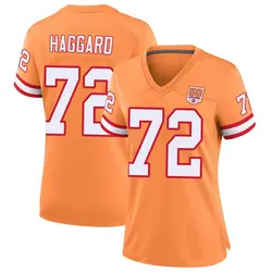 Nike Luke Haggard Tampa Bay Buccaneers Game Cream sicle 50th Season Jersey - Women's