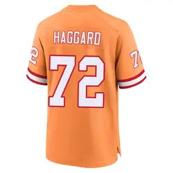 Nike Luke Haggard Tampa Bay Buccaneers Game Cream sicle 50th Season Jersey - Youth