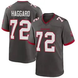 Nike Luke Haggard Tampa Bay Buccaneers Game Pewter Alternate Jersey - Men's