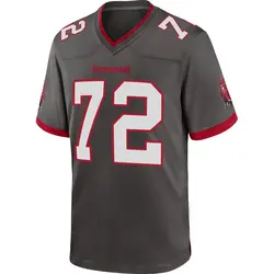 Nike Luke Haggard Tampa Bay Buccaneers Game Pewter Alternate Jersey - Men's