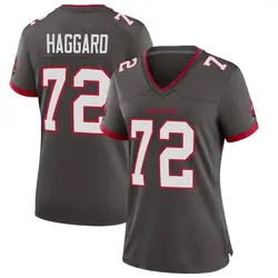 Nike Luke Haggard Tampa Bay Buccaneers Game Pewter Alternate Jersey - Women's