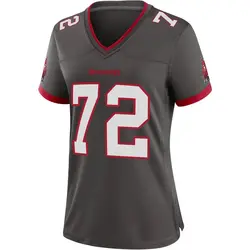 Nike Luke Haggard Tampa Bay Buccaneers Game Pewter Alternate Jersey - Women's