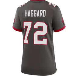 Nike Luke Haggard Tampa Bay Buccaneers Game Pewter Alternate Jersey - Women's