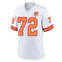 Nike Luke Haggard Tampa Bay Buccaneers Game White '76 50th Season Jersey - Youth