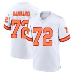 Nike Luke Haggard Tampa Bay Buccaneers Game White '76 Jersey - Men's