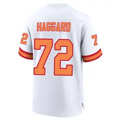 Nike Luke Haggard Tampa Bay Buccaneers Game White '76 Jersey - Men's