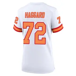 Nike Luke Haggard Tampa Bay Buccaneers Game White '76 Jersey - Women's