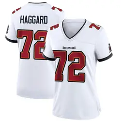 Nike Luke Haggard Tampa Bay Buccaneers Game White Jersey - Women's