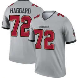 Nike Luke Haggard Tampa Bay Buccaneers Legend Gray Inverted Jersey - Men's