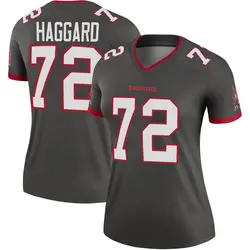 Nike Luke Haggard Tampa Bay Buccaneers Legend Pewter Alternate Jersey - Women's