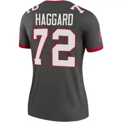Nike Luke Haggard Tampa Bay Buccaneers Legend Pewter Alternate Jersey - Women's
