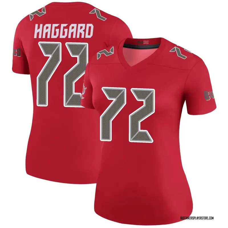 Nike Luke Haggard Tampa Bay Buccaneers Legend Red Color Rush Jersey - Women's