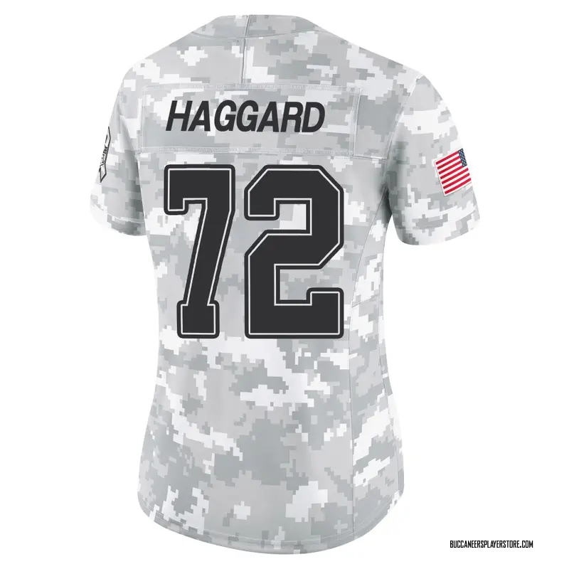 Nike Luke Haggard Tampa Bay Buccaneers Limited Arctic Camo 2024 Salute to Service Jersey - Women's