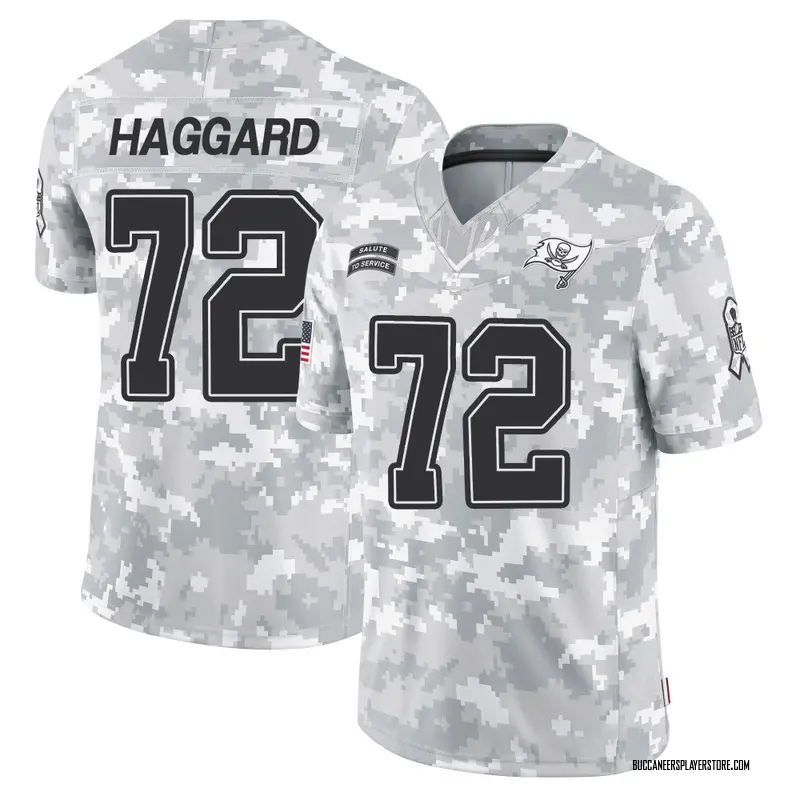 Nike Luke Haggard Tampa Bay Buccaneers Limited Arctic Camo 2024 Salute to Service Jersey - Youth