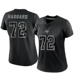 Nike Luke Haggard Tampa Bay Buccaneers Limited Black Reflective Jersey - Women's