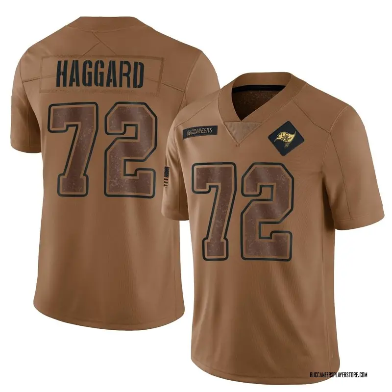 Nike Luke Haggard Tampa Bay Buccaneers Limited Brown 2023 Salute To Service Jersey - Men's