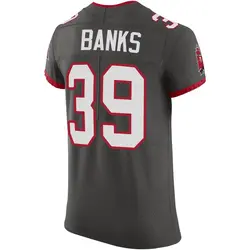 Nike Marcus Banks Tampa Bay Buccaneers Elite Pewter Alternate Vapor Jersey - Men's