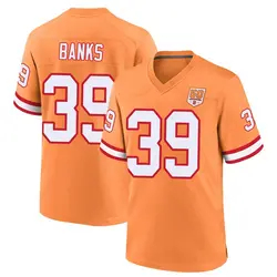 Nike Marcus Banks Tampa Bay Buccaneers Game Cream sicle 50th Season Jersey - Youth
