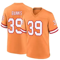 Nike Marcus Banks Tampa Bay Buccaneers Game Orange Throwback Jersey - Men's