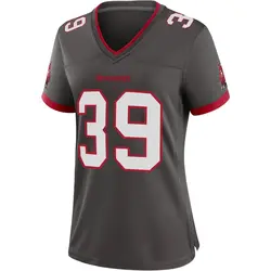 Nike Marcus Banks Tampa Bay Buccaneers Game Pewter Alternate Jersey - Women's